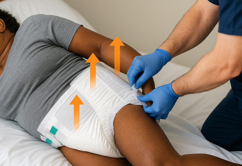Solutions aux fuites latérales pour les personnes confinées au lit-3
