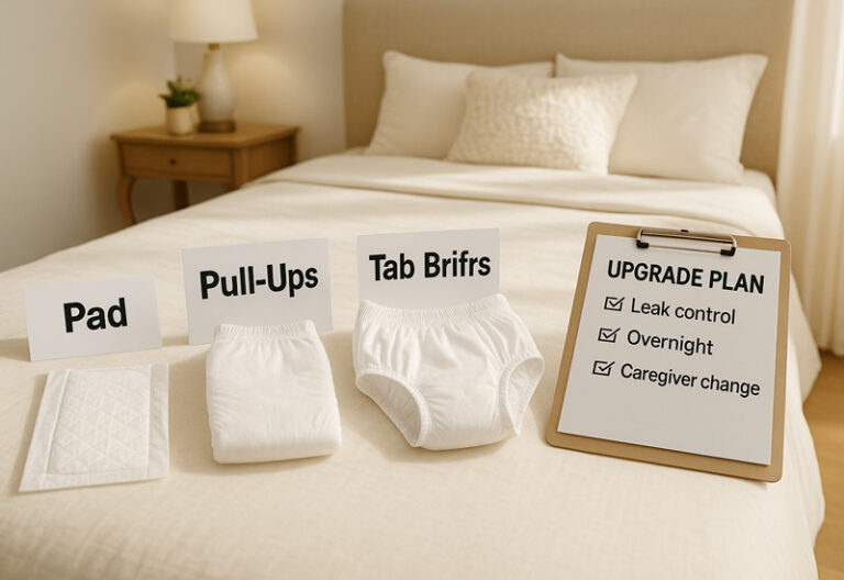 Upgrade-Leitfaden für die Umstellung von Pads auf Pull-Ups oder Tab-Briefs-1
